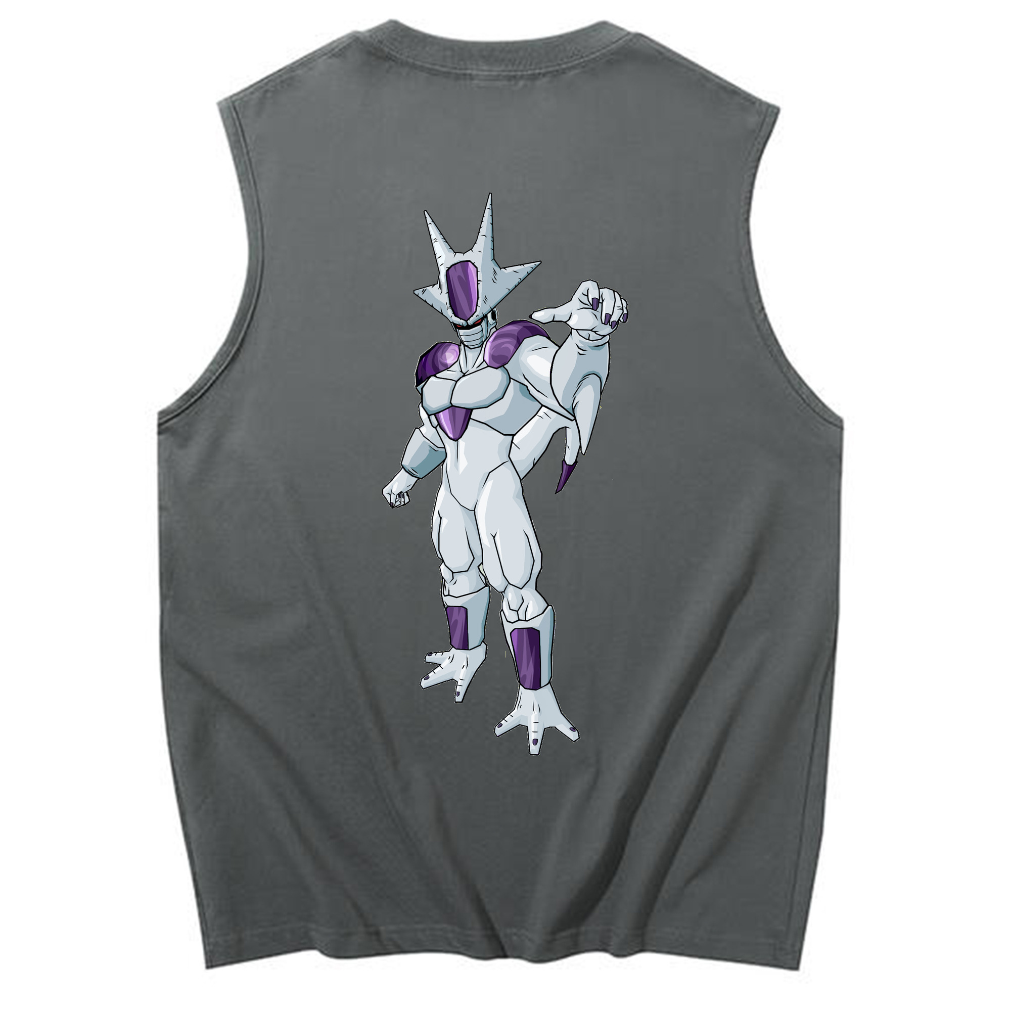 （画像用） ドラゴンボール クウラ DRAGON BALL Cooler Coora コットン100％タンクトップ（背面プリント）